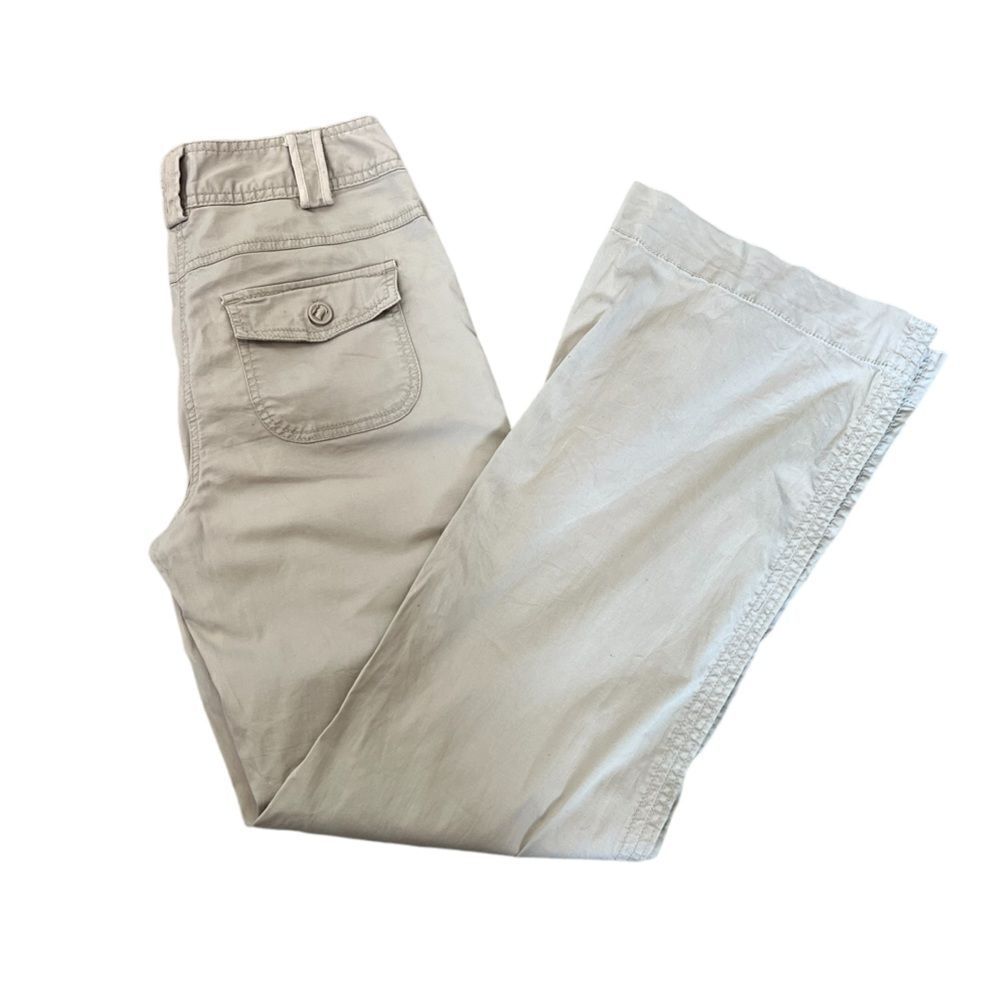 REITMANS Tan Light Wide Leg Mid Rise Cargo Pant 7